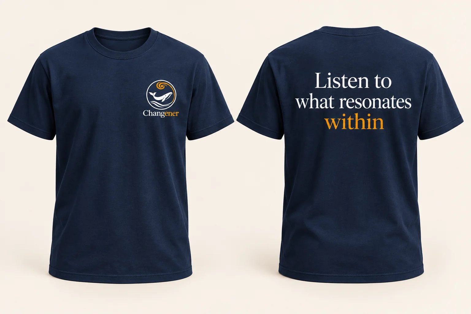 T-shirt: Listen to what resonates within