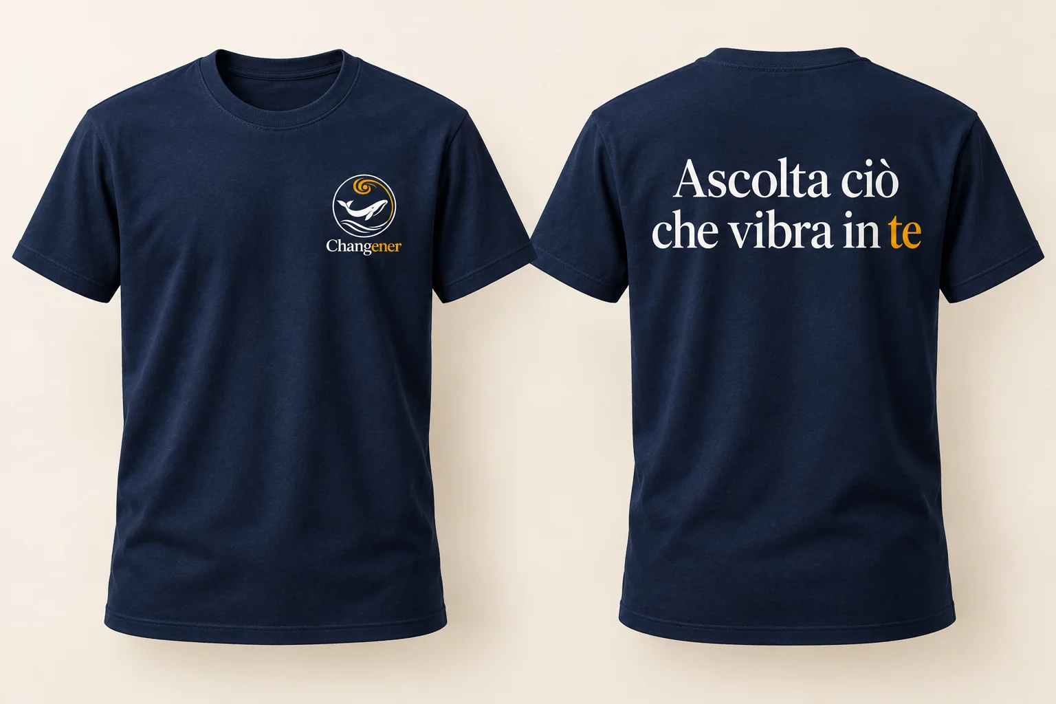 Maglietta: Ascolta ciò che vibra in te