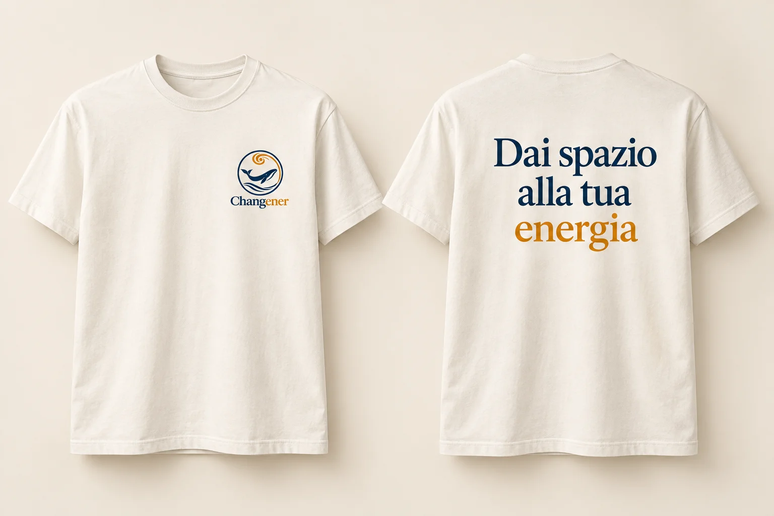 Maglietta: Dai spazio alla tua energia
